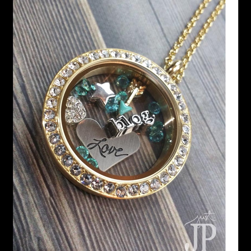 Necklace Locket and charms